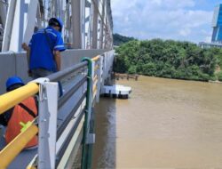 Cegah Kecelakaan Kapal di Kolong Jembatan Mahakam, Pelindo Pasang Sensor dan Sistem Peringatan