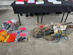 Kupas Kabel Ambil Tembaga, Dua Pelaku Pencurian Kabel Telkom Ditangkap