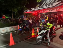 Polresta Samarinda Gelar Night Race Drag Bike 2026 untuk Tekan Balap Liar di Kalangan Anak Muda