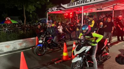 Polresta Samarinda Gelar Night Race Drag Bike 2026 untuk Tekan Balap Liar di Kalangan Anak Muda