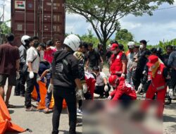 Kecelakaan Maut di Ring Road 2 Samarinda, Dua Perempuan Tewas Usai Motor Terlindas Truk Roda 10