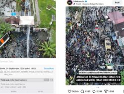 Beredar Luas Video Ricuh Demo DPRD Kaltim, Faktanya Rekaman Lama 2025 yang Dipelintir Jadi Aksi 21 April 2026