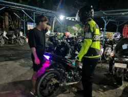 Satlantas Samarinda Tertibkan Knalpot Brong, 11 Pelanggaran Diamankan dalam Operasi Malam Hari