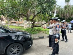 Parkir Berlapis dan Tidak Sesuai Jalur di Jalan Anggi Mulai Ditindak Tegas oleh Dishub dan Satlantas