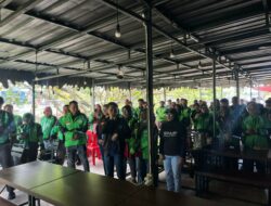 Bubuhan Driver Gojek Samarinda Deklarasikan Gerakan Perlindungan Sosial, Tanggung Iuran BPJS Ketenagakerjaan Driver Ojol