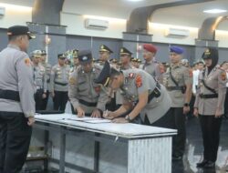 Sembilan Pejabat Utama dan Kapolsek Jajaran Polresta Samarinda Resmi Berganti, Kapolresta Minta Tingkatkan Pelayanan Masyarakat