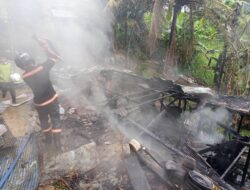 Kebakaran Hanguskan Bengkel dan Bangsalan Enam Pintu di Samarinda Seberang, Diduga Akibat Korsleting Listrik