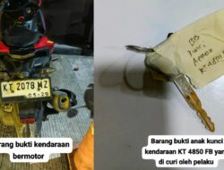 ABG Samarinda Curi Motor Tetangga, Polisi Amankan Barang Bukti Yamaha Aerox Lengkap Surat Kendaraan
