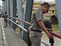 Satpol PP Samarinda Tertibkan Gepeng di Kolong Jembatan Agus Salim, Beri Ultimatum Pengosongan Lokasi