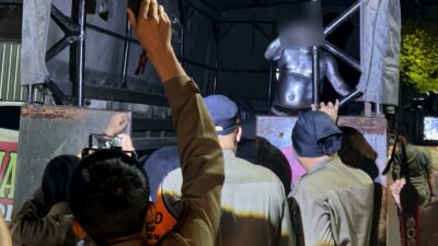 Operasi Gabungan Satpol PP Samarinda Amankan Manusia Silver dan Anjal, Ditemukan Anak di Bawah Umur Mengemis di Jalan