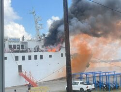 Usai Kebakaran KM Prince Soya, Polisi Lakukan Penyelidikan dan Periksa Saksi-Saksi di Pelabuhan Samarinda