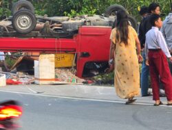 Pikap Pengangkut Udang Diduga Serobot Jalur, Tiga Kendaraan Terlibat Kecelakaan di Samarinda Utara